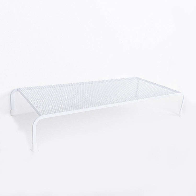 Computer Monitor Elevated Bracket Desk Wrought Iron Rack Organizer, Spec: Standard Single Layer