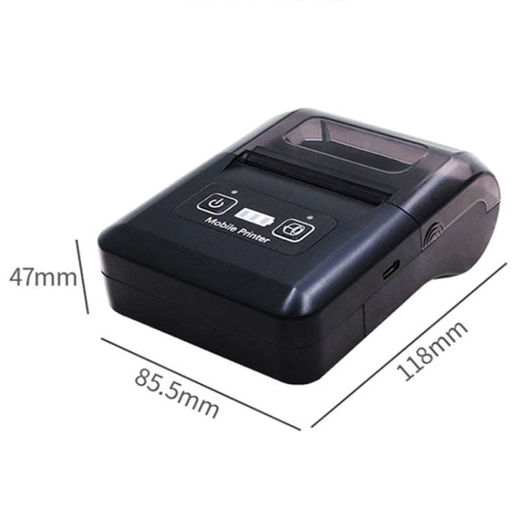58mm Portable USB Charging Home Phone Bluetooth Thermal Printer(EU Plug)