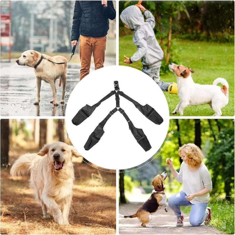 Waterproof Dog Boots Anti-Slip Dog Shoes Pet Paw Protector, Size: L(Black)