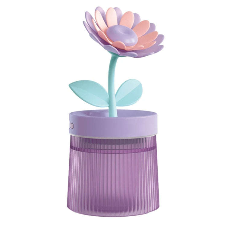 Flower Spray Hhydrating Colorful Atmosphere Light USB Aromatherapy Humidifier, Color: Sunflower P...