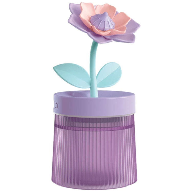 Flower Spray Hhydrating Colorful Atmosphere Light USB Aromatherapy Humidifier, Color: Gardenia Pu...
