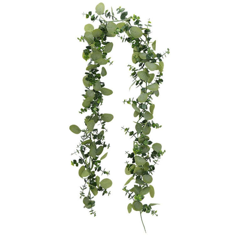180cm Simulation Greenery Eucalyptus Ivy Leaf Rattan Hanging Fake Flower Decoration Rattan, Style...