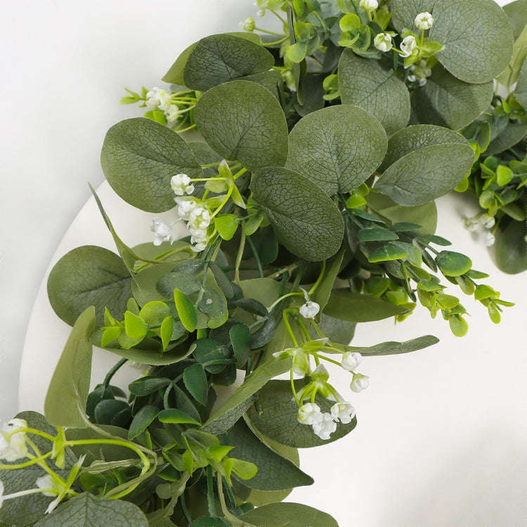 180cm Simulation Greenery Eucalyptus Ivy Leaf Rattan Hanging Fake Flower Decoration Rattan, Style...