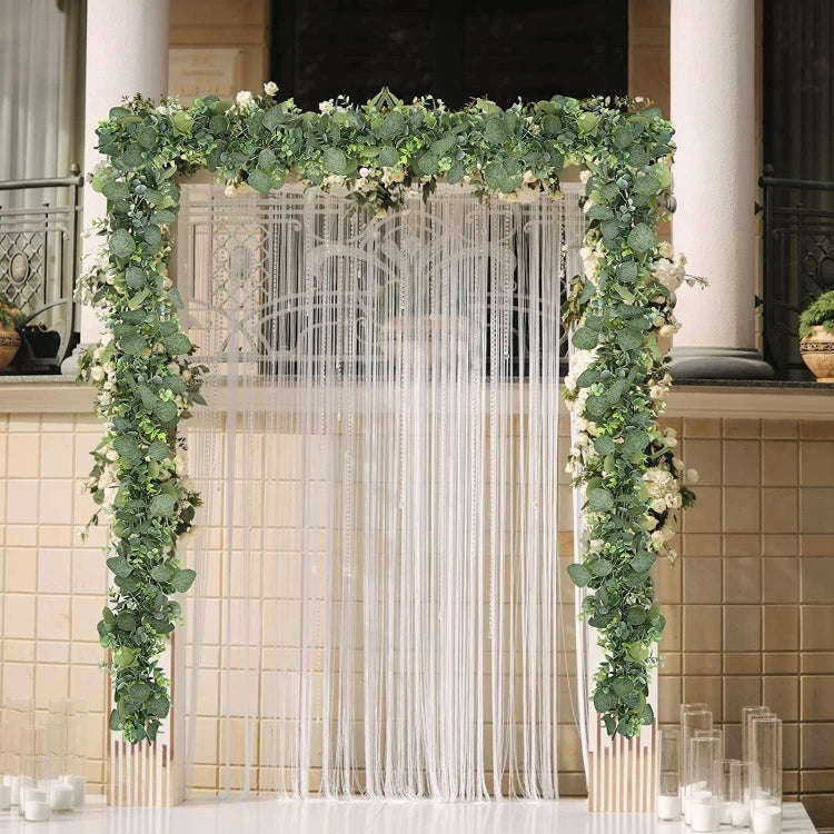 180cm Simulation Greenery Eucalyptus Ivy Leaf Rattan Hanging Fake Flower Decoration Rattan, Style...