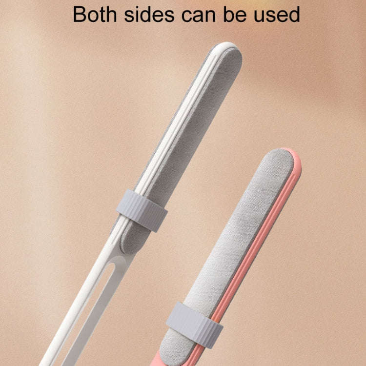 Pet Clothes Bed Sheets Hair Brush Electrostatic Adsorption Hair Remover(Pink)