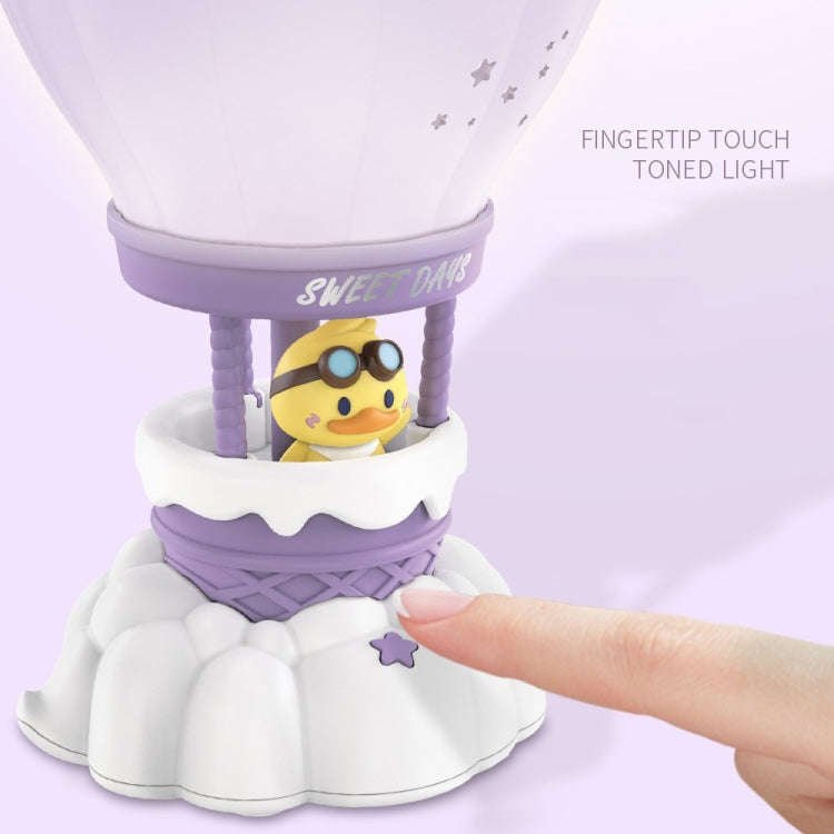 Cartoon Balloon Shape USB Charging Eye Protection LED Night Light Bedroom Reading Table Lamp, Col...