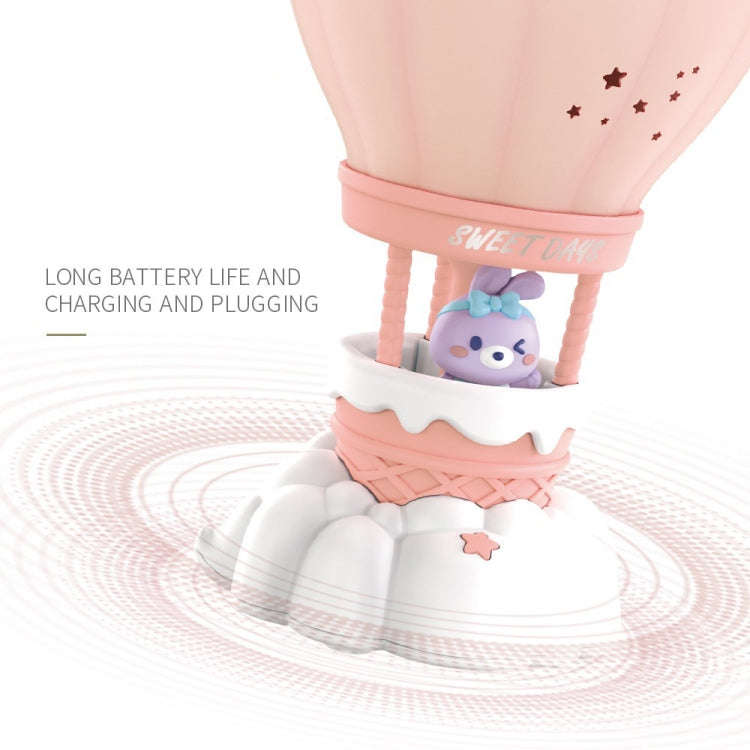 Cartoon Balloon Shape USB Charging Eye Protection LED Night Light Bedroom Reading Table Lamp, Col...