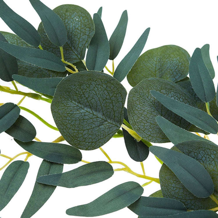 Artificial Greenery Eucalyptus Leaf Vine Simulation Rattan Home Decoration, Style: 2m Eucalyptus ...