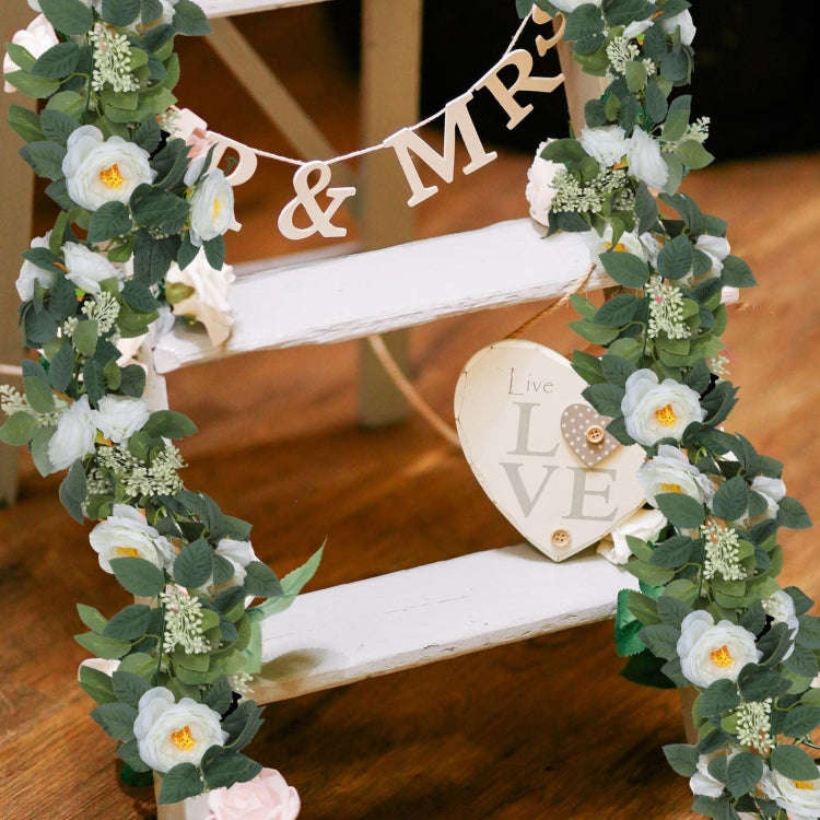 2pcs 2m Simulation Flower Rattan Party Decoration Forest Wedding Arrangement Artificial Rose Ratt...