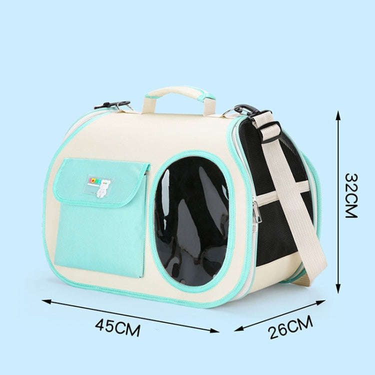 Crossbody Pet Bag Cast And Dogs Outdoor Carrying Portable Single Shoulder Bag(Yellow)