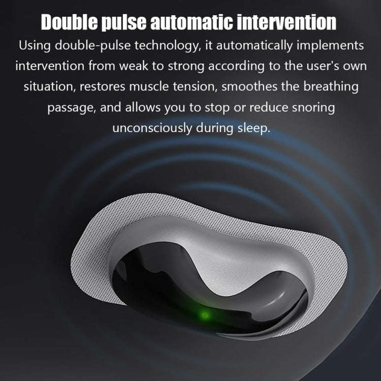 QC1003 TENS+EMA Mini Smart Magnetic Charging Anti-snoring Device(Grey)