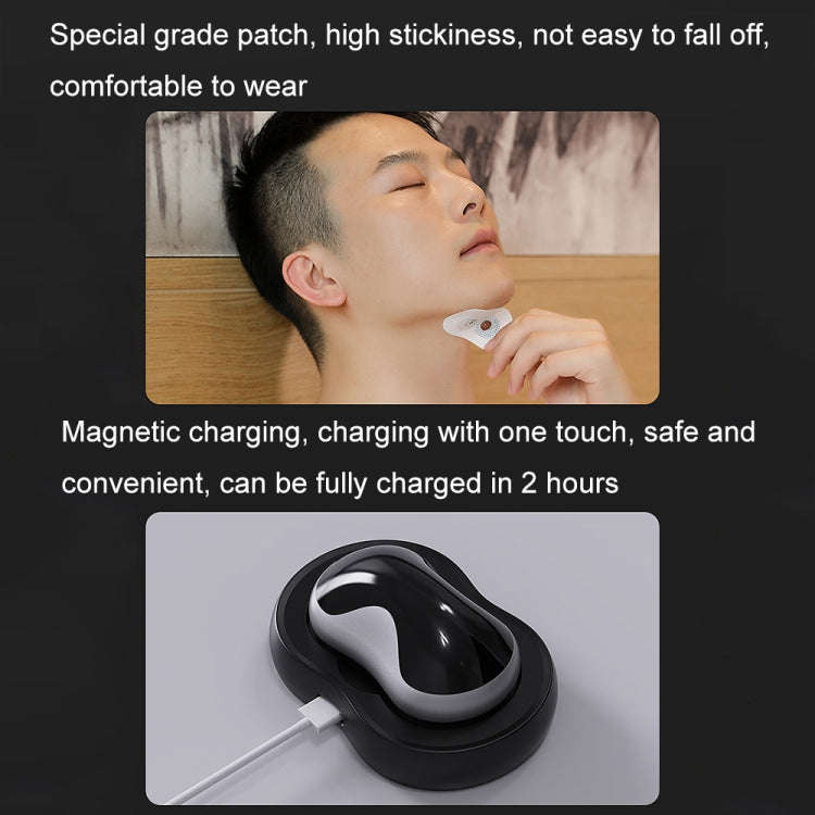QC1003 TENS+EMA Mini Smart Magnetic Charging Anti-snoring Device(Grey)