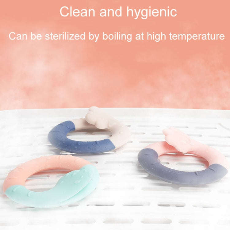 Wave Anti-Feeding Childrens Teether Baby Teething Teether Silicone Toys, Model: Cloud