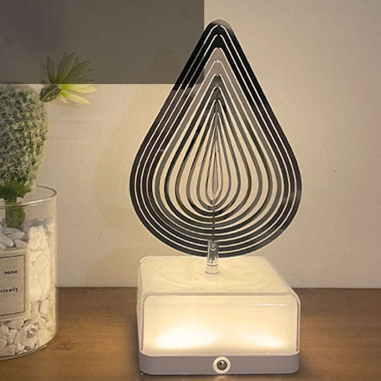 16 Colors 3D Rotating Bedside Lamp Night Light LED Rechargeable Ambient Light Decorative Ornament...