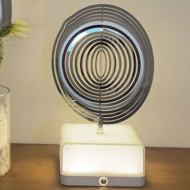 16 Colors 3D Rotating Bedside Lamp Night Light LED Rechargeable Ambient Light Decorative Ornament...