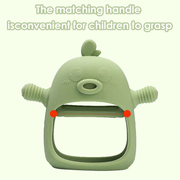 Cute Ducks Teething Toys Baby Infant Teething Pacifying Silicone Toothpick(Yellow)