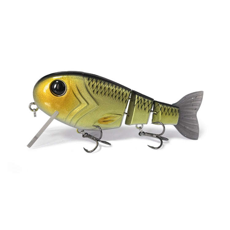 With Tongue Plate 3 Section Bionic Fish Lua Sea Fishing Freshwater Universal Floating Fake Bait(L...