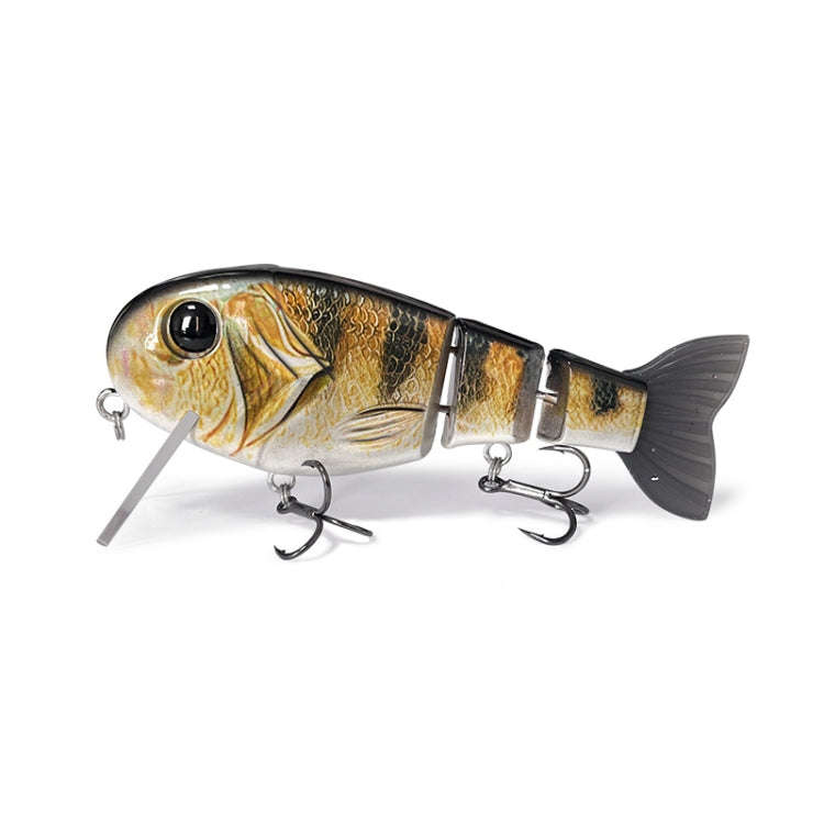 With Tongue Plate 3 Section Bionic Fish Lua Sea Fishing Freshwater Universal Floating Fake Bait(L...