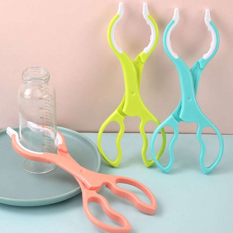 Multifunctional Heat Resistant Bottle Clip Baby Anti-Slip Removable Pacifier Clamp(Green)