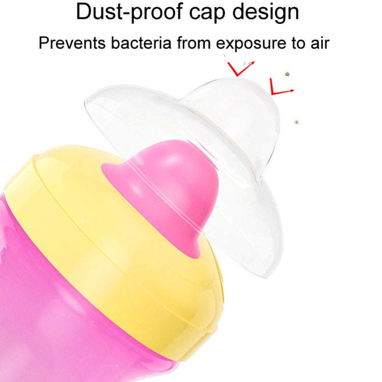300ml Baby Learning Drinking Mug Children Portable Large Capacity Water Bottles(Green)