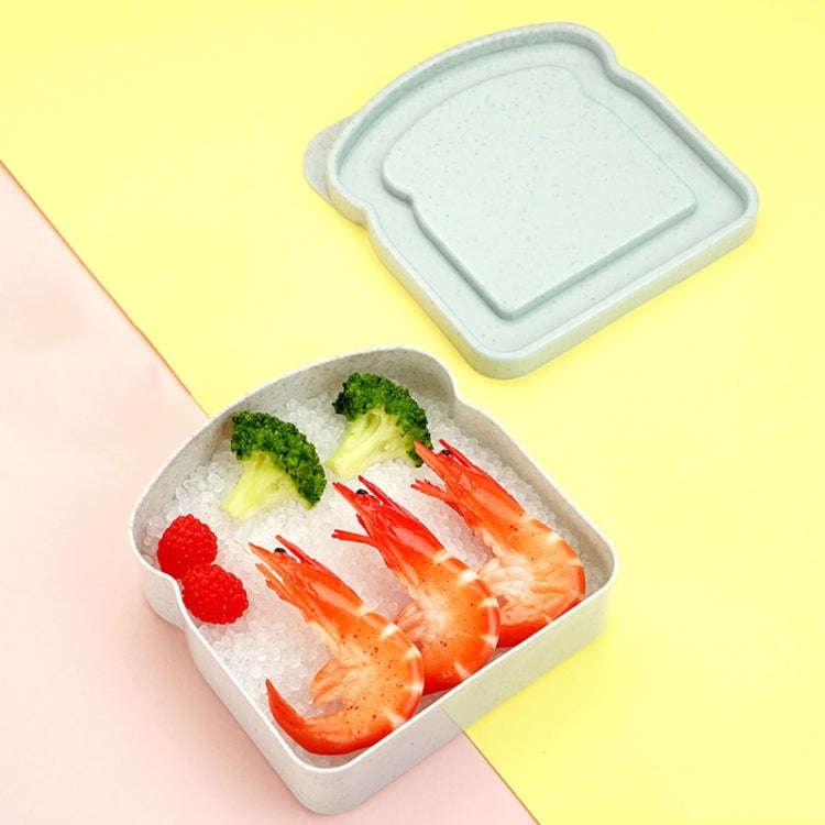 Home Toast Sandwich Storage Box Outdoor Portable Plastic Preservation Box(Blue)