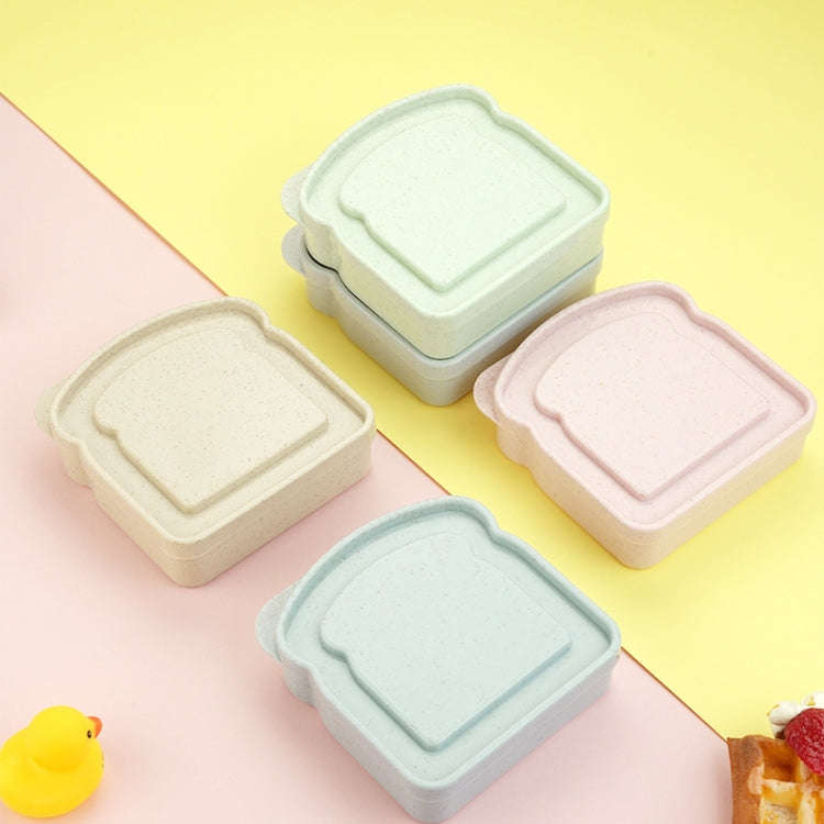 Home Toast Sandwich Storage Box Outdoor Portable Plastic Preservation Box(Blue)