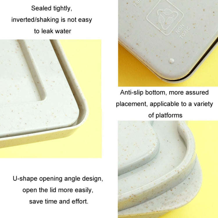 Home Toast Sandwich Storage Box Outdoor Portable Plastic Preservation Box(Blue)