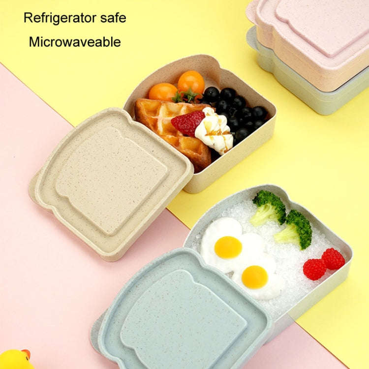 Home Toast Sandwich Storage Box Outdoor Portable Plastic Preservation Box(Blue)