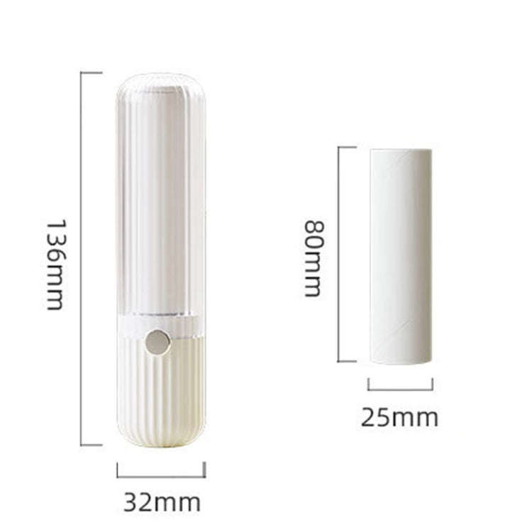 Portable Replaceable Clothing Hair Sticker Household And Pet Hair Removal Tool(Yellow)