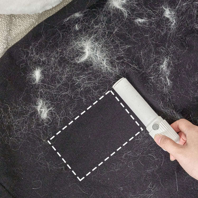 Portable Replaceable Clothing Hair Sticker Household And Pet Hair Removal Tool(White)