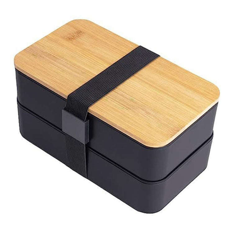 1200ml Portable Compartment Insulated Double Layer Lunch Box Microwavable Plastic Food Container,...