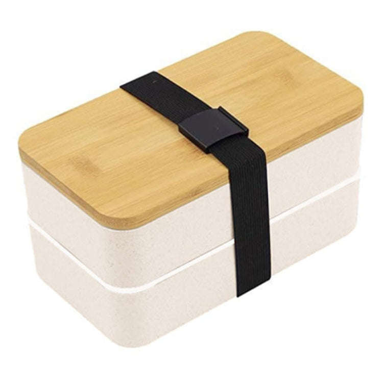 1200ml Portable Compartment Insulated Double Layer Lunch Box Microwavable Plastic Food Container,...