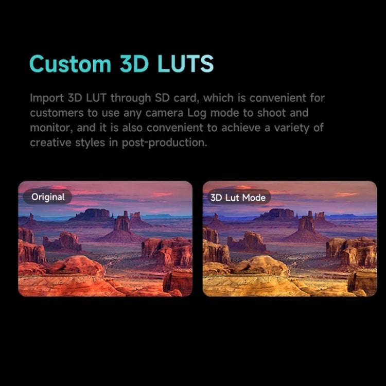 VILTROX DC550 Button Model 5.5 Inch Camera Studio Monitors 4K HDMI 3D LUT Director Monitor
