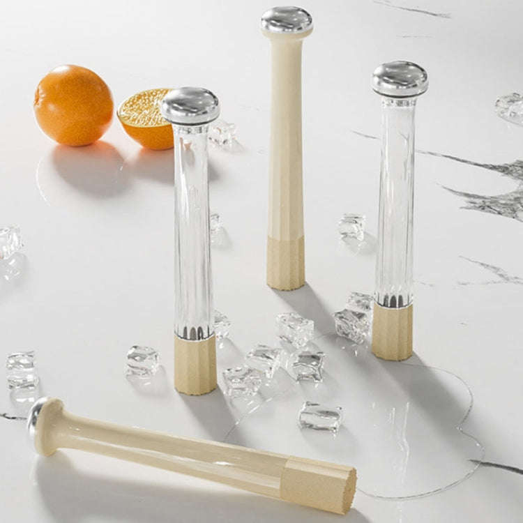 Fruit Pressing And Mashing Hammer Tool Bar Bartenders Plastic Ice Chopper(Transparent)