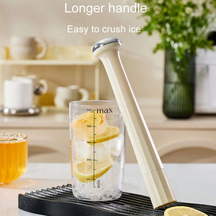 Fruit Pressing And Mashing Hammer Tool Bar Bartenders Plastic Ice Chopper(Transparent)