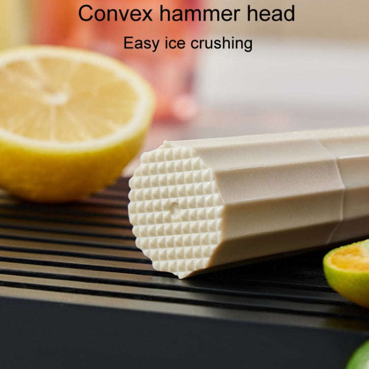 Fruit Pressing And Mashing Hammer Tool Bar Bartenders Plastic Ice Chopper(Transparent)