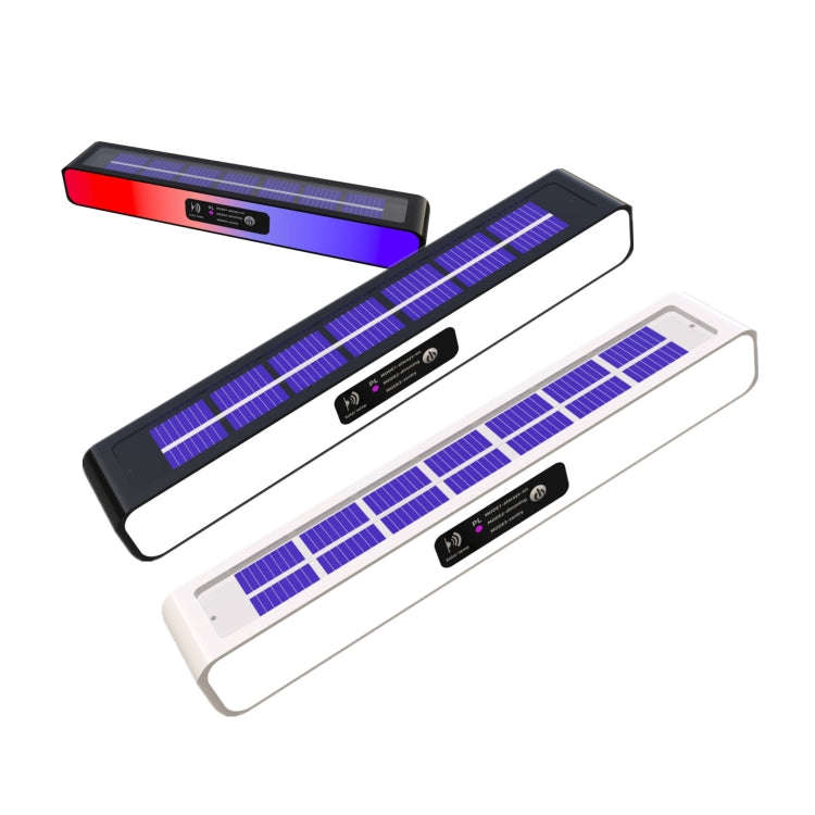Solar Burst Red Blue Roadblock Lamp Construction Signal Lights Garden Decoration Courtyard Wall L...