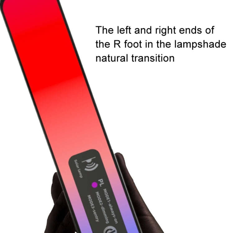 Solar Burst Red Blue Roadblock Lamp Construction Signal Lights Garden Decoration Courtyard Wall L...