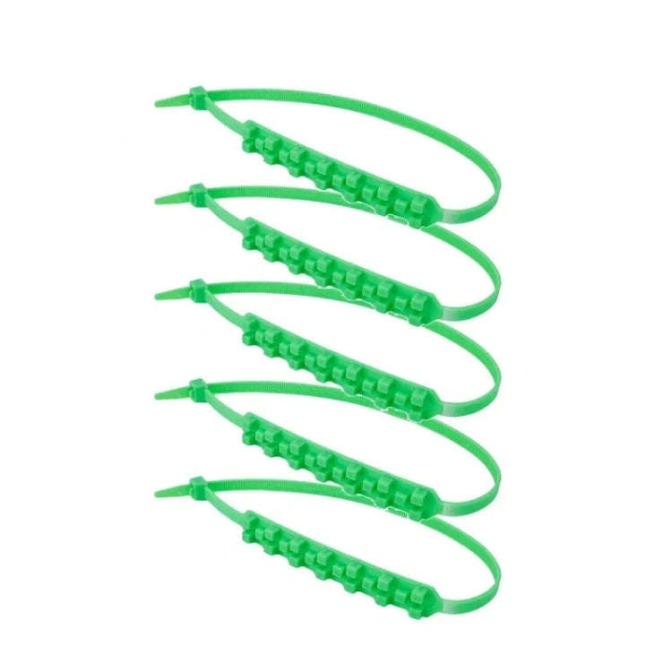 5pcs/Set Motorcycle Electric Two-Wheeler Non-Damaging Anti-Skid Chain Ties(Green)