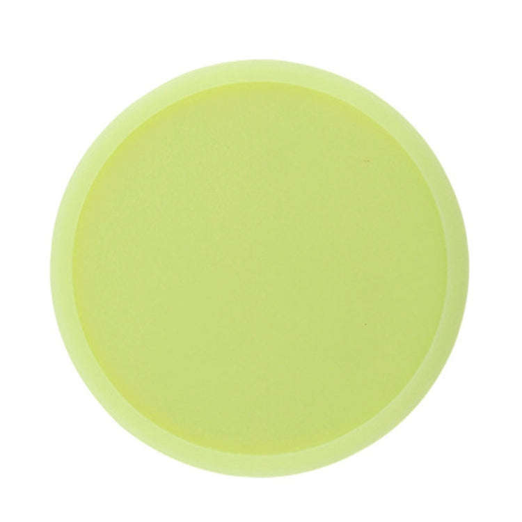 Round Luminous Silicone Coaster Thermal Insulation Cushion Anti-Scald Glowing Coffee Coasters(Yel...