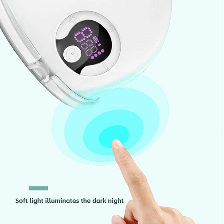 LCD Screen Smart Large Capacity Portable USB Charging Wearable Massage Breast Pump(S32)
