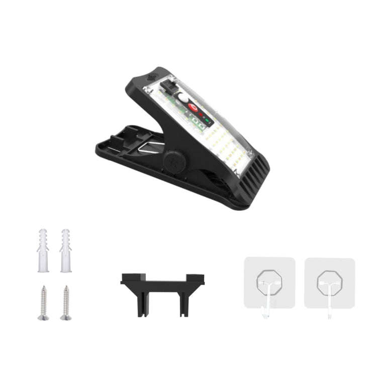 Solar Outdoor Clip Light LED Courtyard Garden Lamp Human Induction Wall Light Emergency Light, St...