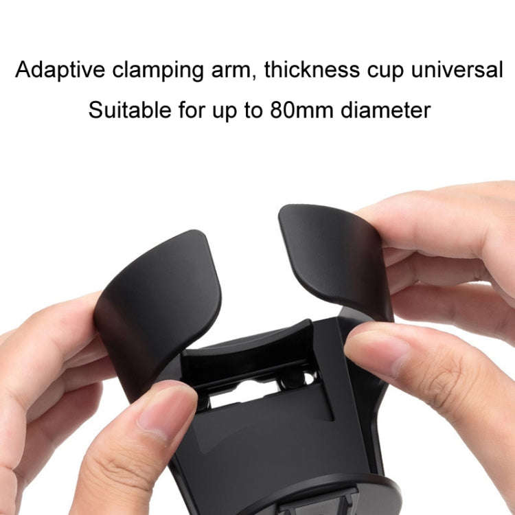 Multifunctional Car Air Conditioner Outlet Cup Holder Ashtray(Black)