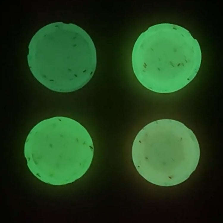 8.3x2.3x0.5cm Round Silicone Luminous Ashtray Fluorescent Car Ashtray(Pink)