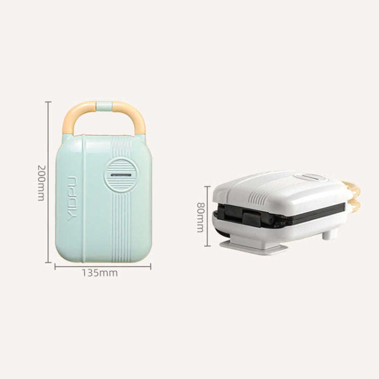 3 In 1 YIDPU Multifunctional Family Breakfast Maker Light Diet Sandwich Waffle Baker, CN Plug(Green)