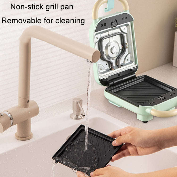 7 In 1 YIDPU Multifunctional Family Breakfast Maker Light Diet Sandwich Waffle Baker, CN Plug(Green)