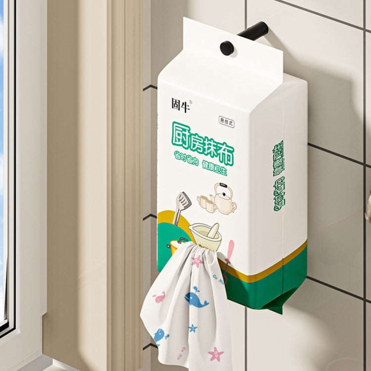 50pcs /Bag Hanging Disposable Rag Kitchen Wet And Dry Dual-use Dishcloths Towels