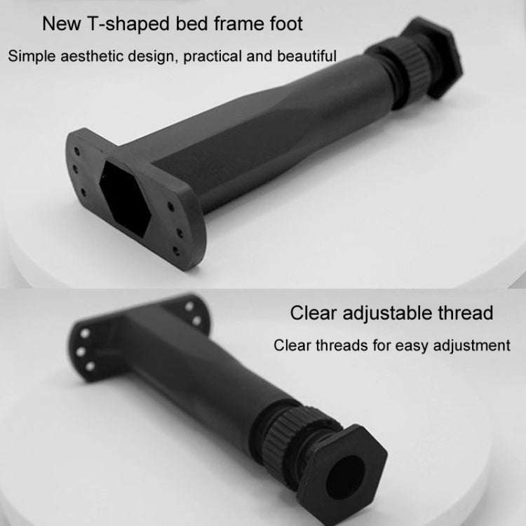 13-22cm Adjustable Underbed Beam Support Holder Retractable Furniture Booster Bracket