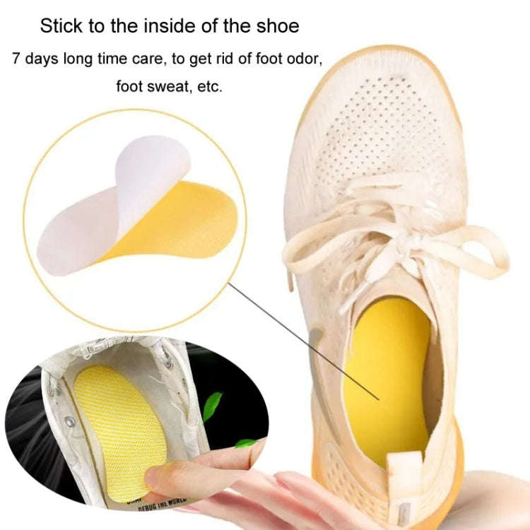 2packs Disposable Portable Deodorizing Insole Paste Remove Odor Absorb Foot Sweat Insole Deodoriz...