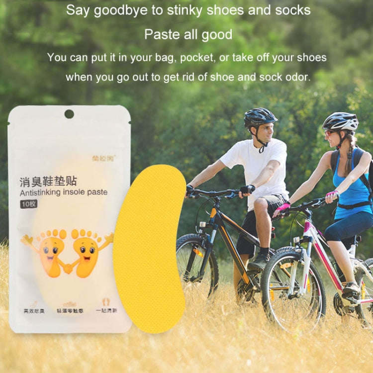2packs Disposable Portable Deodorizing Insole Paste Remove Odor Absorb Foot Sweat Insole Deodoriz...